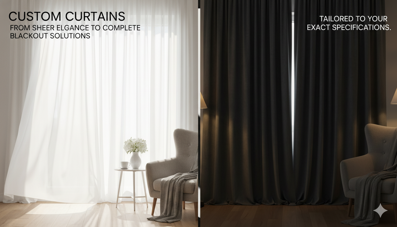 Custom curtains